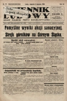 Dziennik Ludowy : organ Polskiej Partji Socjalistycznej. 1924, nr 77