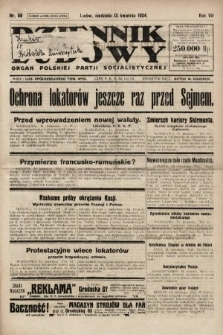Dziennik Ludowy : organ Polskiej Partji Socjalistycznej. 1924, nr 86