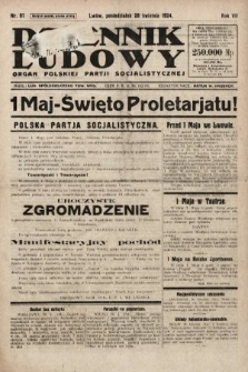 Dziennik Ludowy : organ Polskiej Partji Socjalistycznej. 1924, nr 97