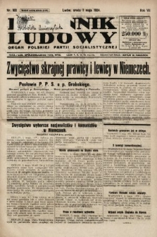 Dziennik Ludowy : organ Polskiej Partji Socjalistycznej. 1924, nr 103