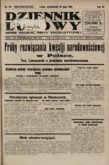 Dziennik Ludowy : organ Polskiej Partji Socjalistycznej. 1924, nr 114