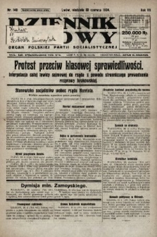 Dziennik Ludowy : organ Polskiej Partji Socjalistycznej. 1924, nr 140
