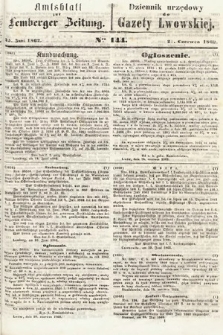 Amtsblatt zur Lemberger Zeitung = Dziennik Urzędowy do Gazety Lwowskiej. 1862, nr 144