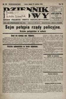 Dziennik Ludowy : organ Polskiej Partji Socjalistycznej. 1924, nr 144