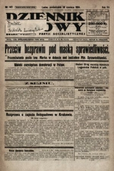 Dziennik Ludowy : organ Polskiej Partji Socjalistycznej. 1924, nr 147