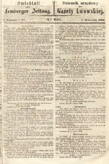 Amtsblatt zur Lemberger Zeitung = Dziennik Urzędowy do Gazety Lwowskiej. 1862, nr 205