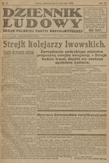 Dziennik Ludowy : organ Polskiej Partyi Socyalistycznej. 1920, nr 5