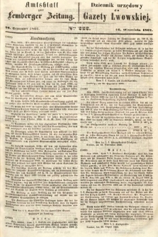 Amtsblatt zur Lemberger Zeitung = Dziennik Urzędowy do Gazety Lwowskiej. 1862, nr 222