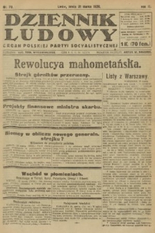 Dziennik Ludowy : organ Polskiej Partyi Socyalistycznej. 1920, nr 78