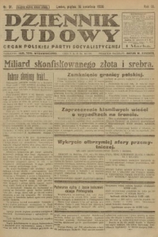 Dziennik Ludowy : organ Polskiej Partyi Socyalistycznej. 1920, nr 91