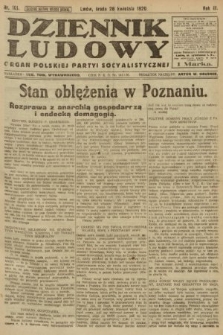 Dziennik Ludowy : organ Polskiej Partyi Socyalistycznej. 1920, nr 101