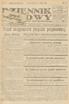 Dziennik Ludowy : organ Polskiej Partyi Socyalistycznej. 1921, nr 157