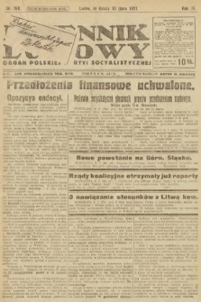 Dziennik Ludowy : organ Polskiej Partyi Socyalistycznej. 1921, nr 160