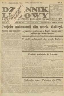Dziennik Ludowy : organ Polskiej Partyi Socyalistycznej. 1921, nr 165