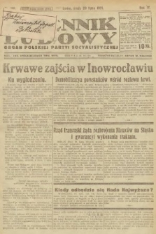 Dziennik Ludowy : organ Polskiej Partyi Socyalistycznej. 1921, nr 168