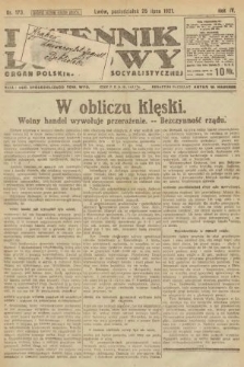 Dziennik Ludowy : organ Polskiej Partyi Socyalistycznej. 1921, nr 173