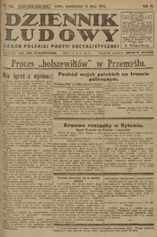 Dziennik Ludowy : organ Polskiej Partyi Socyalistycznej. 1920, nr 129