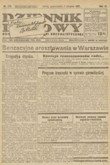 Dziennik Ludowy : organ Polskiej Partyi Socyalistycznej. 1921, nr 179