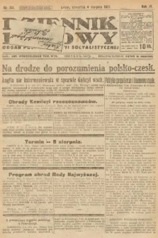 Dziennik Ludowy : organ Polskiej Partyi Socyalistycznej. 1921, nr 181