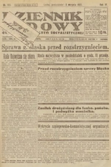 Dziennik Ludowy : organ Polskiej Partyi Socyalistycznej. 1921, nr 185