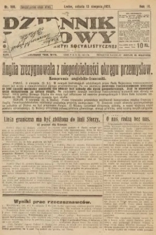 Dziennik Ludowy : organ Polskiej Partyi Socyalistycznej. 1921, nr 189