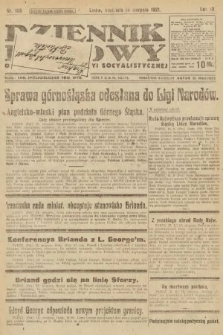 Dziennik Ludowy : organ Polskiej Partyi Socyalistycznej. 1921, nr 190