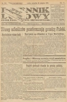 Dziennik Ludowy : organ Polskiej Partyi Socyalistycznej. 1921, nr 193