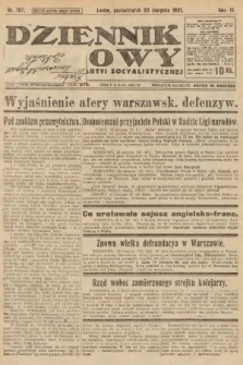 Dziennik Ludowy : organ Polskiej Partyi Socyalistycznej. 1921, nr 197