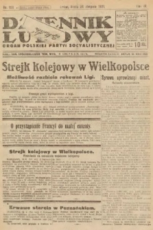 Dziennik Ludowy : organ Polskiej Partyi Socyalistycznej. 1921, nr 198