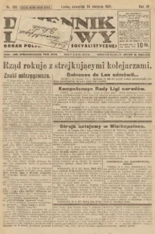 Dziennik Ludowy : organ Polskiej Partyi Socyalistycznej. 1921, nr 199
