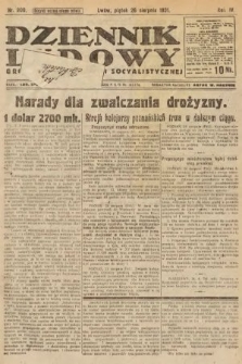 Dziennik Ludowy : organ Polskiej Partyi Socyalistycznej. 1921, nr 200