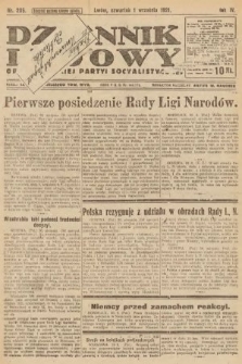 Dziennik Ludowy : organ Polskiej Partyi Socyalistycznej. 1921, nr 205