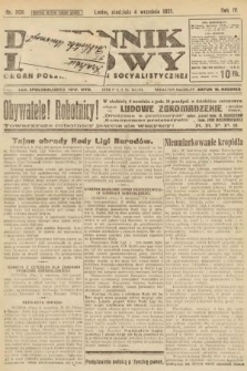 Dziennik Ludowy : organ Polskiej Partyi Socyalistycznej. 1921, nr 208