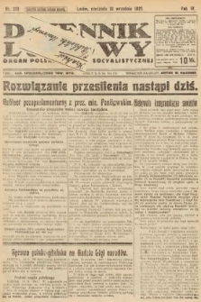 Dziennik Ludowy : organ Polskiej Partyi Socyalistycznej. 1921, nr 219