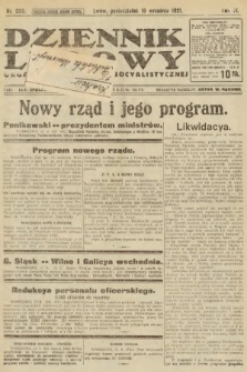 Dziennik Ludowy : organ Polskiej Partyi Socyalistycznej. 1921, nr 220