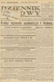 Dziennik Ludowy : organ Polskiej Partyi Socyalistycznej. 1921, nr 224