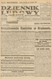 Dziennik Ludowy : organ Polskiej Partyi Socyalistycznej. 1921, nr 228