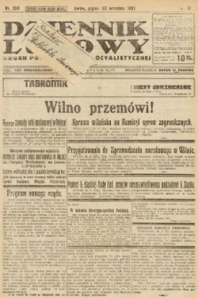 Dziennik Ludowy : organ Polskiej Partyi Socyalistycznej. 1921, nr 229