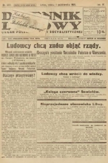 Dziennik Ludowy : organ Polskiej Partyi Socyalistycznej. 1921, nr 230
