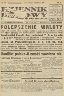Dziennik Ludowy : organ Polskiej Partyi Socyalistycznej. 1921, nr 233