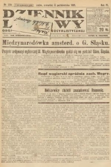 Dziennik Ludowy : organ Polskiej Partyi Socyalistycznej. 1921, nr 234
