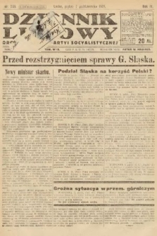 Dziennik Ludowy : organ Polskiej Partyi Socyalistycznej. 1921, nr 235