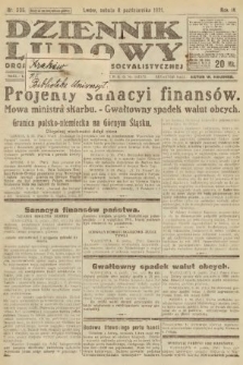 Dziennik Ludowy : organ Polskiej Partyi Socyalistycznej. 1921, nr 236