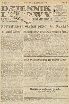 Dziennik Ludowy : organ Polskiej Partyi Socyalistycznej. 1921, nr 239