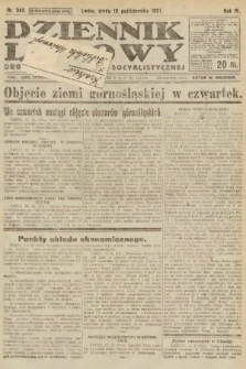 Dziennik Ludowy : organ Polskiej Partyi Socyalistycznej. 1921, nr 245