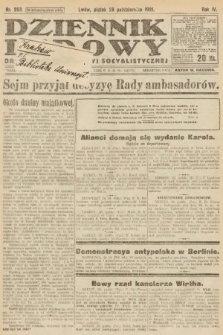 Dziennik Ludowy : organ Polskiej Partyi Socyalistycznej. 1921, nr 253