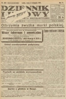 Dziennik Ludowy : organ Polskiej Partyi Socyalistycznej. 1921, nr 262