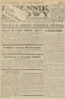 Dziennik Ludowy : organ Polskiej Partyi Socyalistycznej. 1921, nr 269