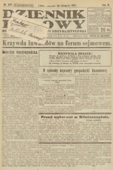 Dziennik Ludowy : organ Polskiej Partyi Socyalistycznej. 1921, nr 272