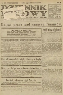 Dziennik Ludowy : organ Polskiej Partyi Socyalistycznej. 1921, nr 276
